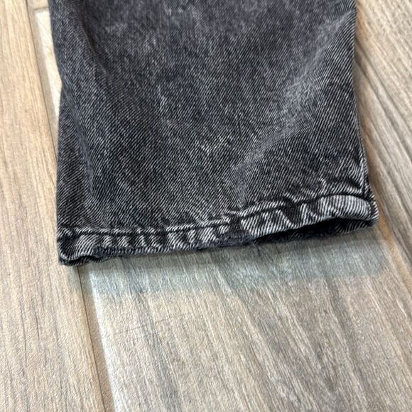 Zara Baggy Paperbag Jeans - Womens Size 4 - Crop High‎ Waisted Black Wash - Picture 11 of 13